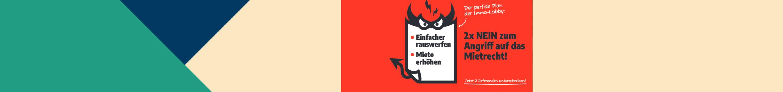 Immo-Lobby stoppen – jetzt unser Doppelreferendum unterschreiben!