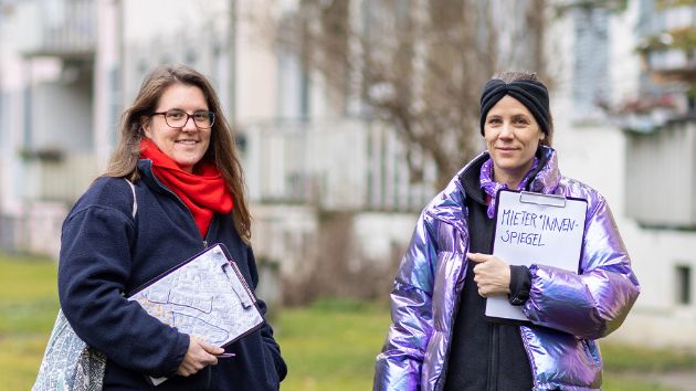 Antonia Steger (links) und Sabeth Tödtli von der Urban Equipe.