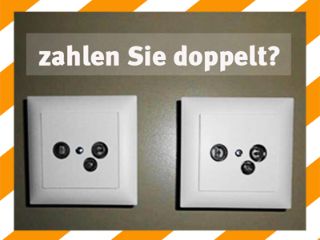 Jetzt überprüfen: Bezahlen Sie doppelte TV-Gebühr?